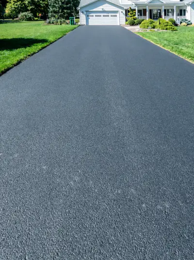 Residential driveway paved by Asphalt Express LLC